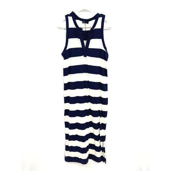 GAP Nautical Navy Blue Striped Cotton - Picture 1 of 7